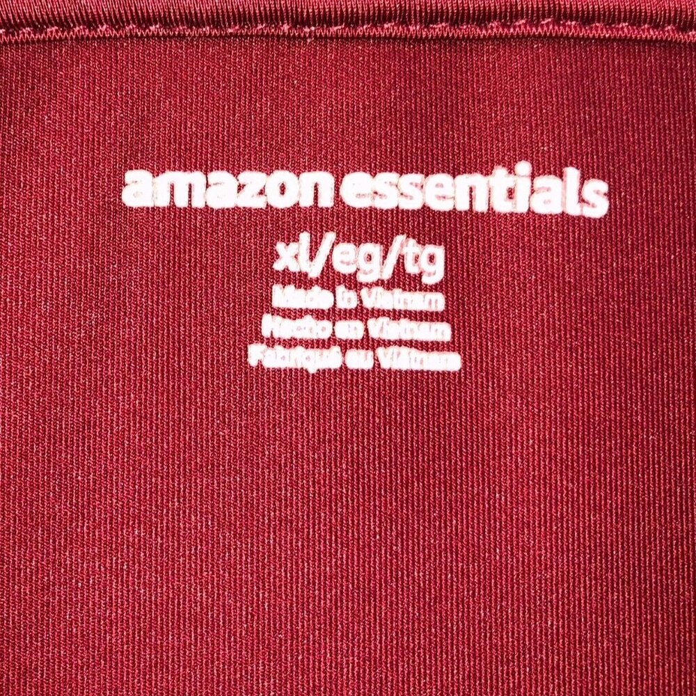 Essentials Women's Polo Shirt Size XL Short Sleeve Classic Red Casual Travel - Picture 7 of 11